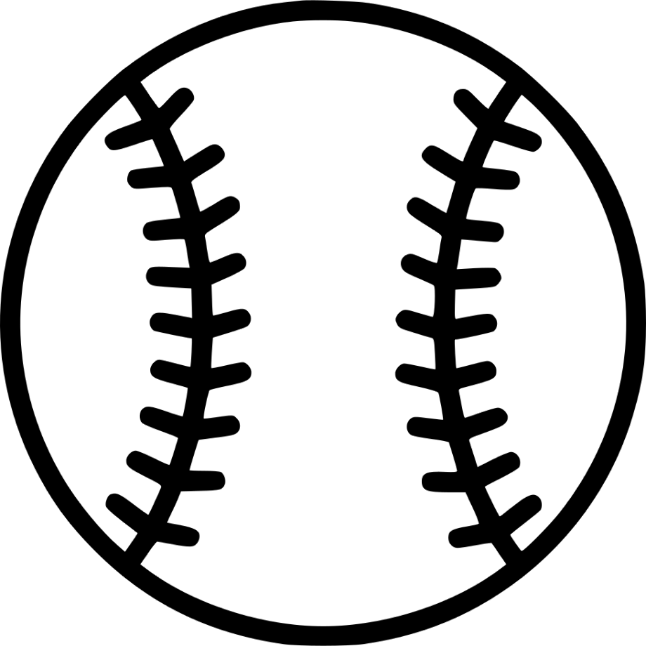 baseball clipart black and white svg