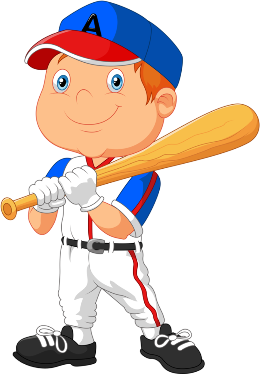 baseball clipart kid