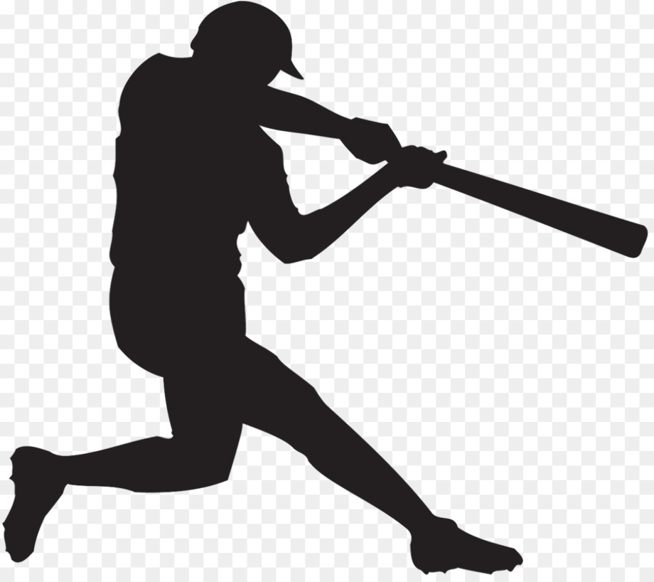 baseball player clipart playing