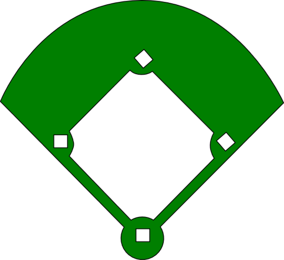 baseball diamond clipart