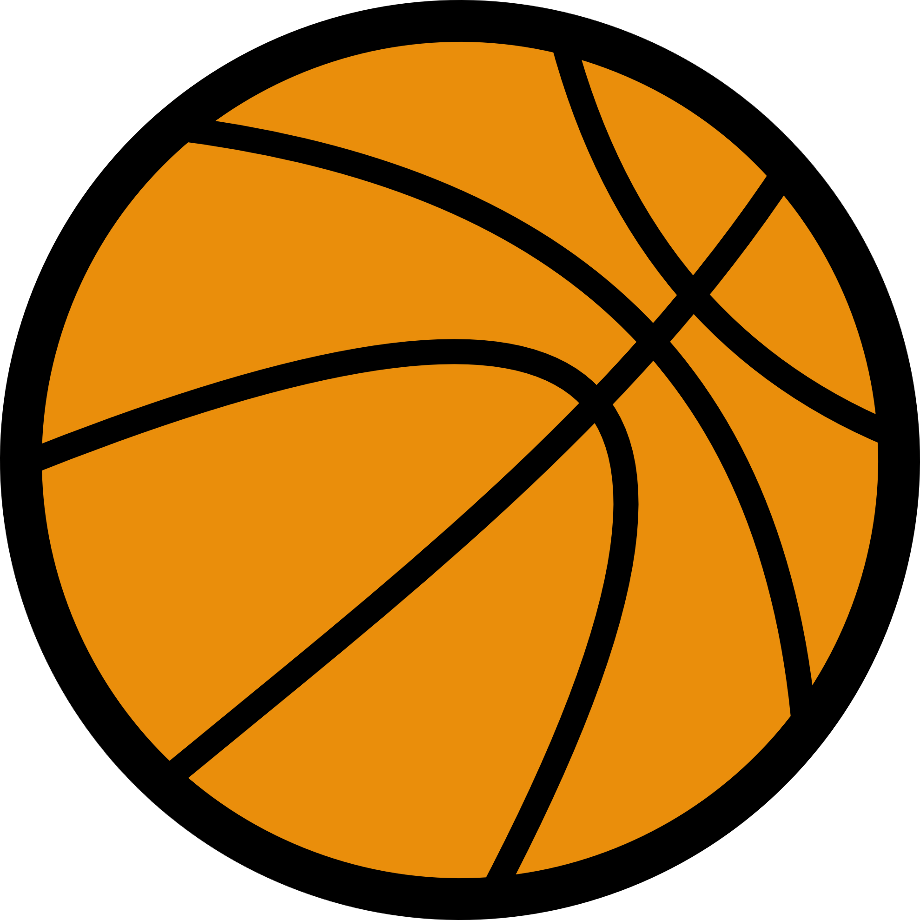 basketball clipart vector