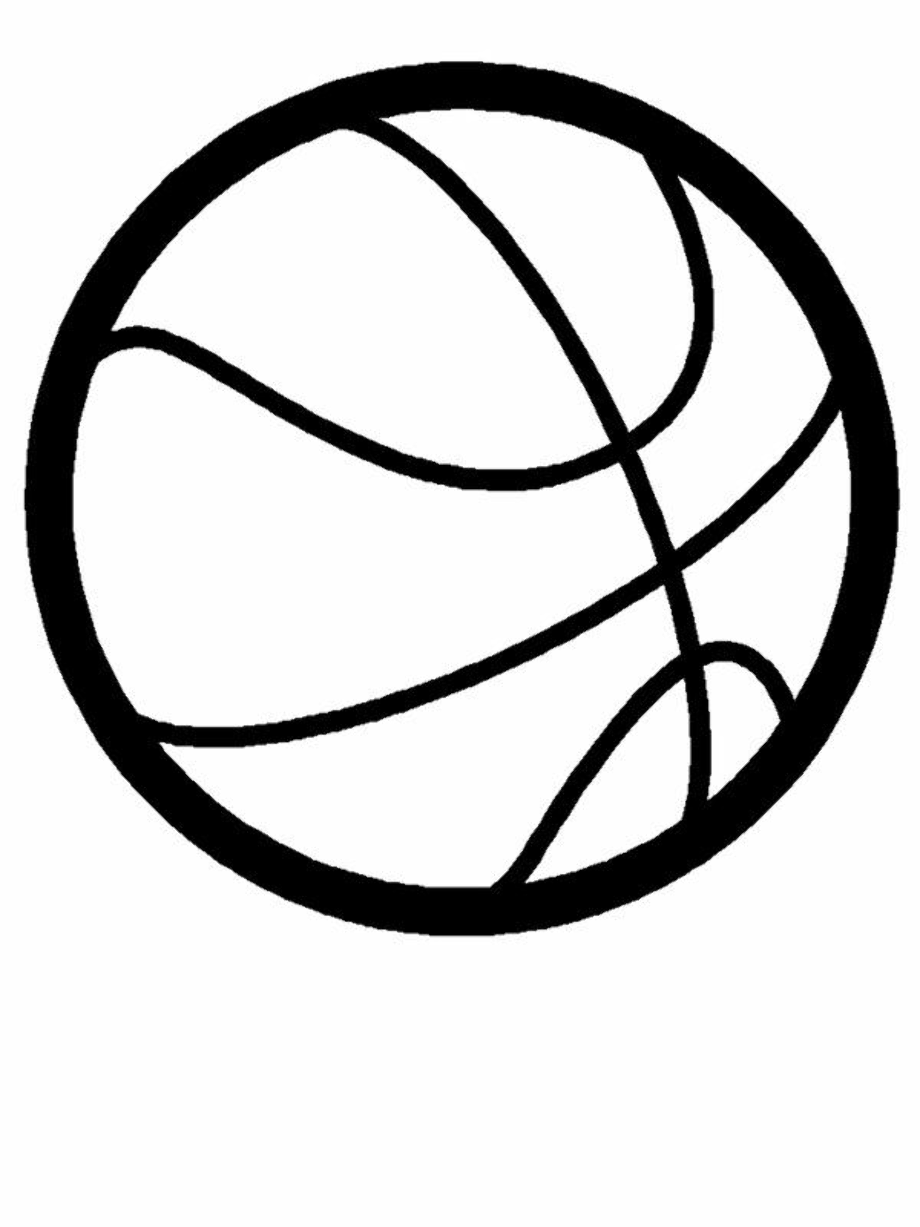 basketball clipart black and white small
