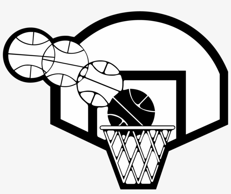 Download High Quality basketball clipart black and white