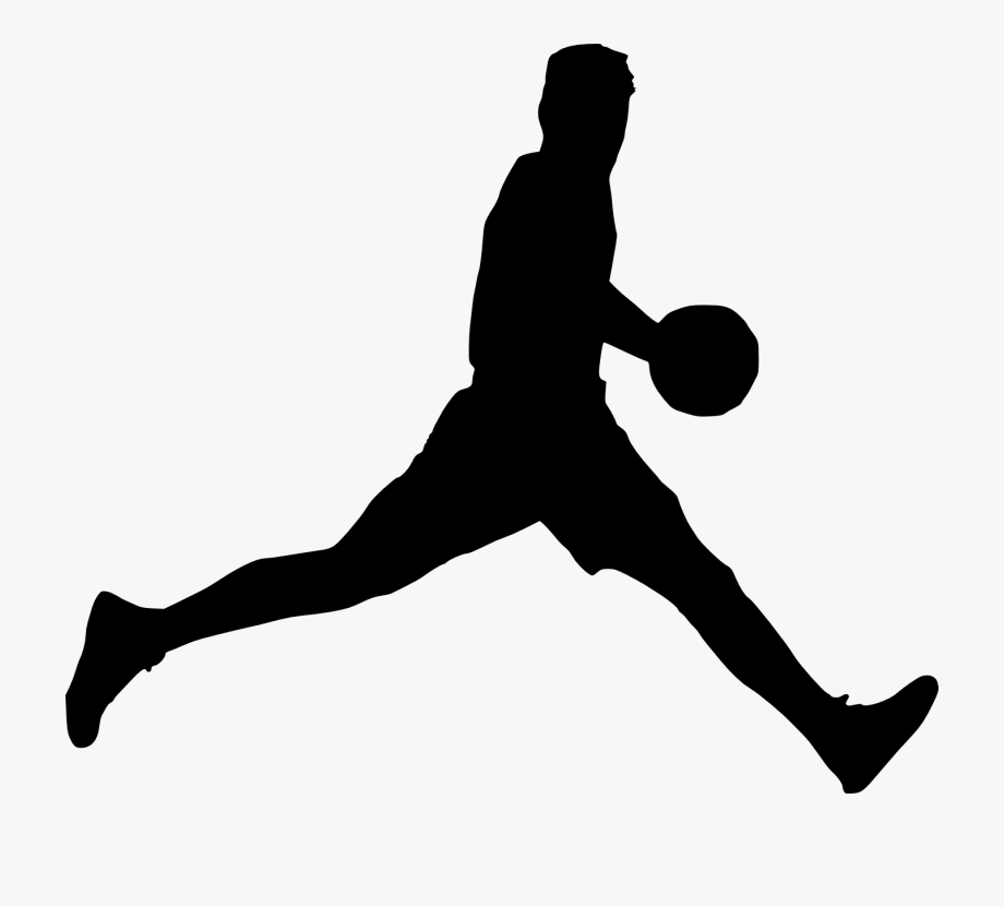 Download High Quality basketball clipart black and white dribbling