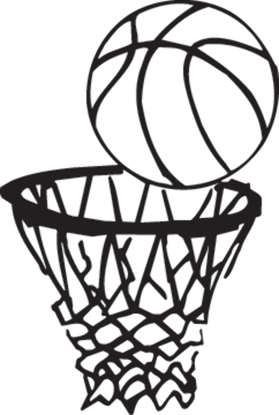 Download High Quality basketball clipart black and white swoosh ...