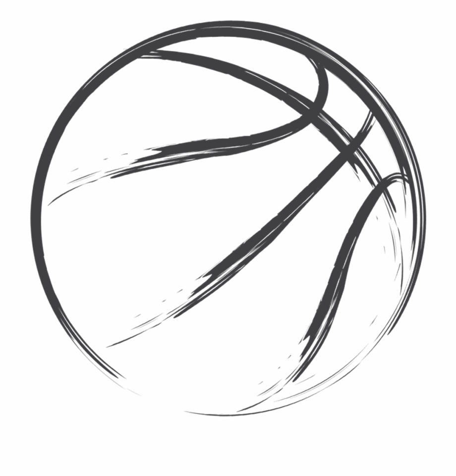 Download High Quality Basketball Clipart Black And White Transparent