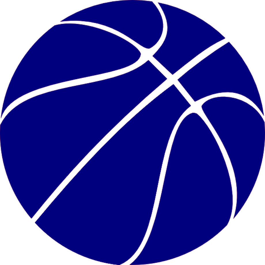 basketball clipart blue