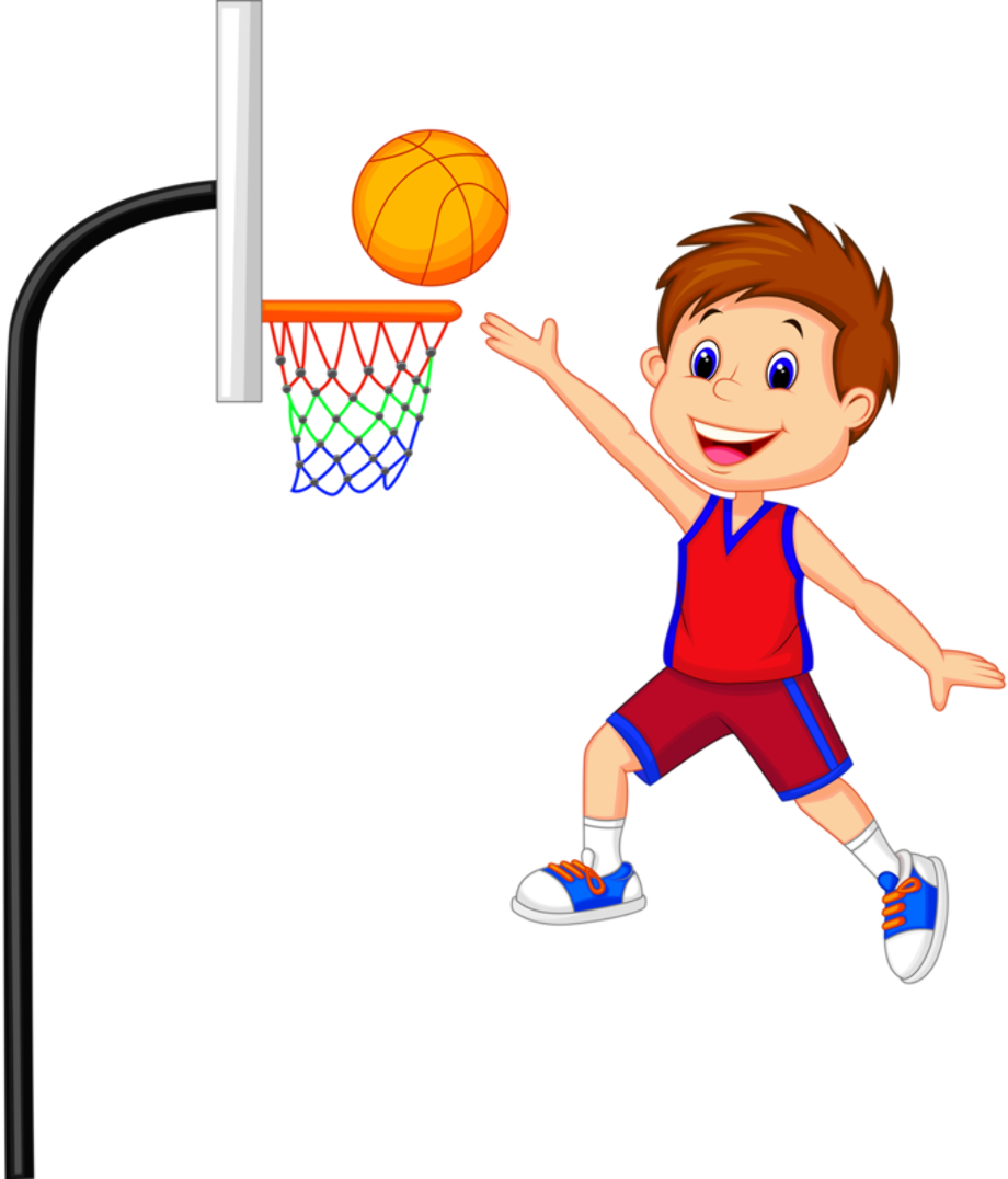 basketball clipart kid