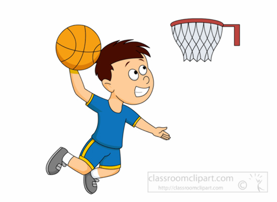 basketball clipart boy