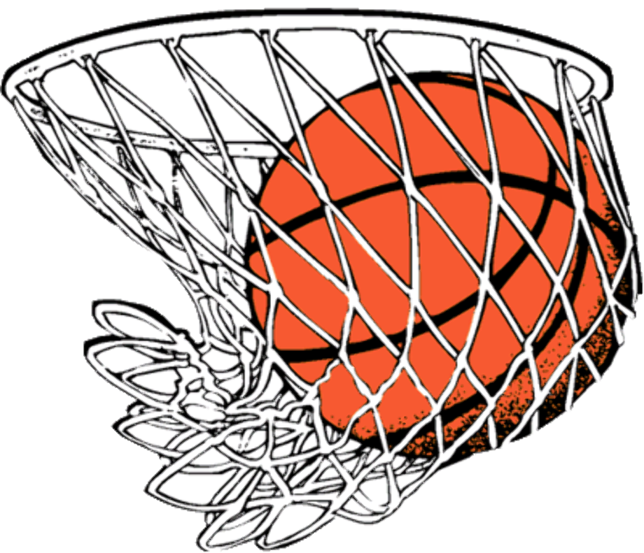 Download High Quality basketball clipart black and white swoosh
