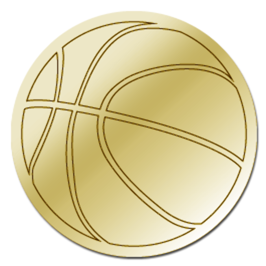 Download High Quality Basketball Transparent Gold Transparent Png