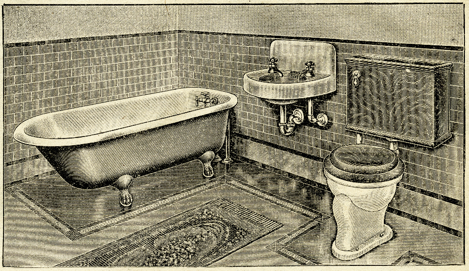 bathtub clipart antique