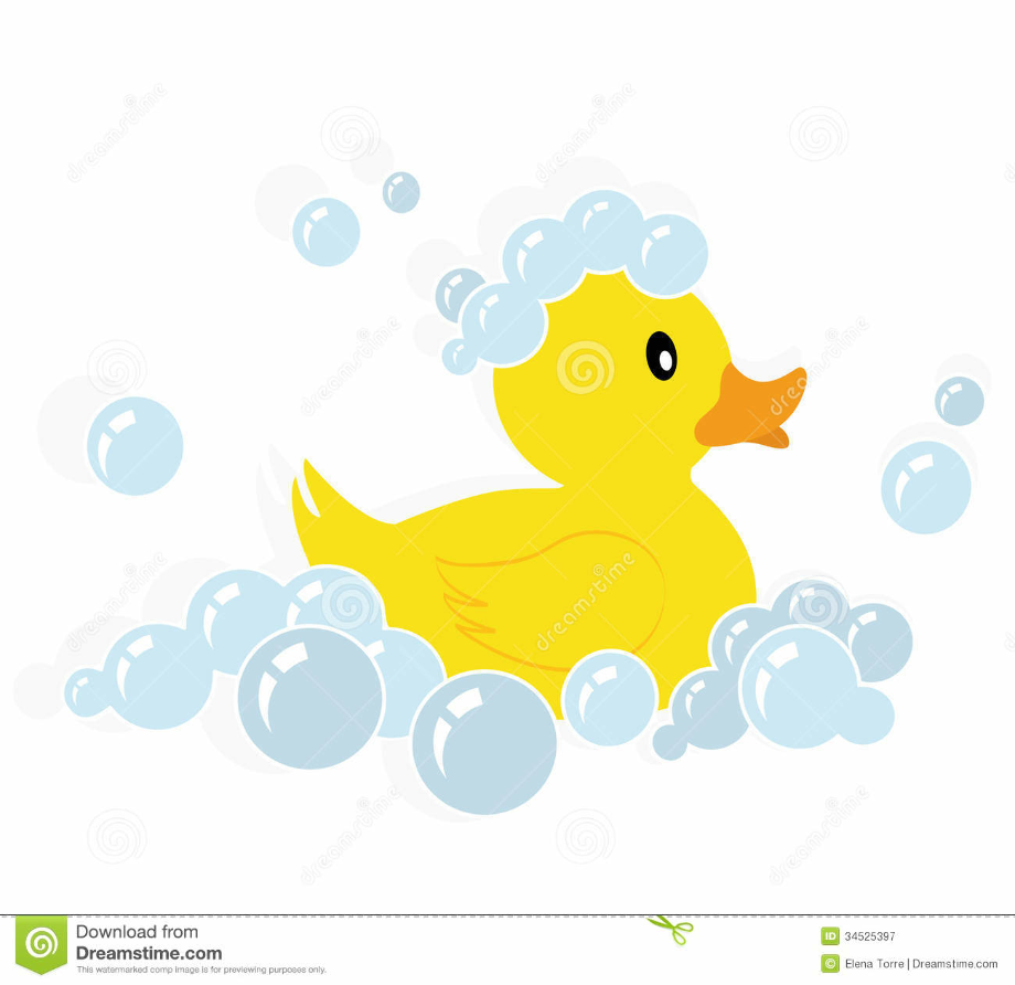 bathtub clipart duck