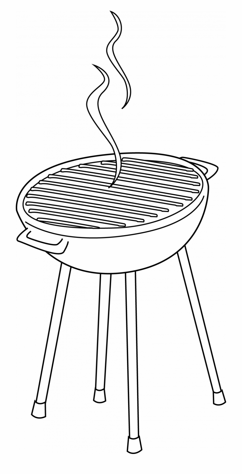 grill clipart outline