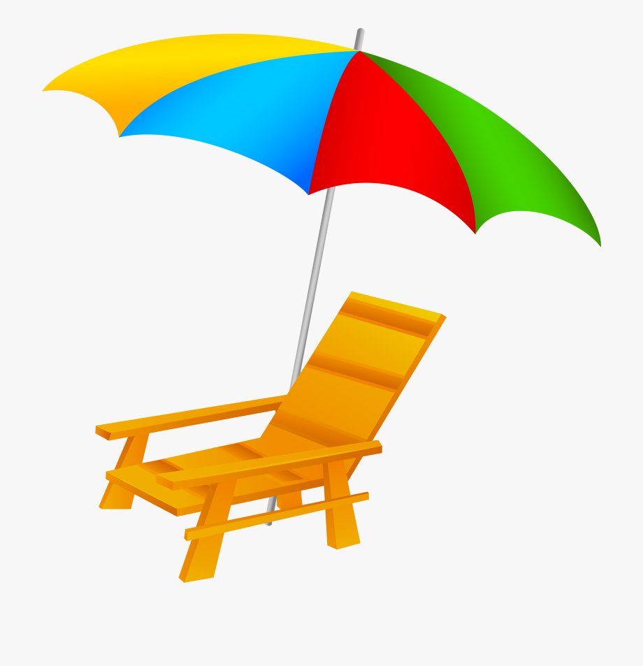 beach clip art chair