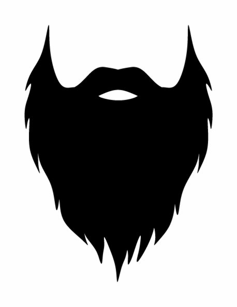 beard clipart silhouette