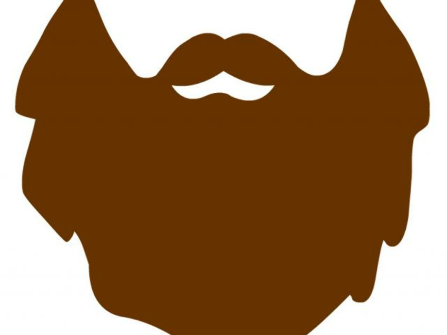 beard clipart brown
