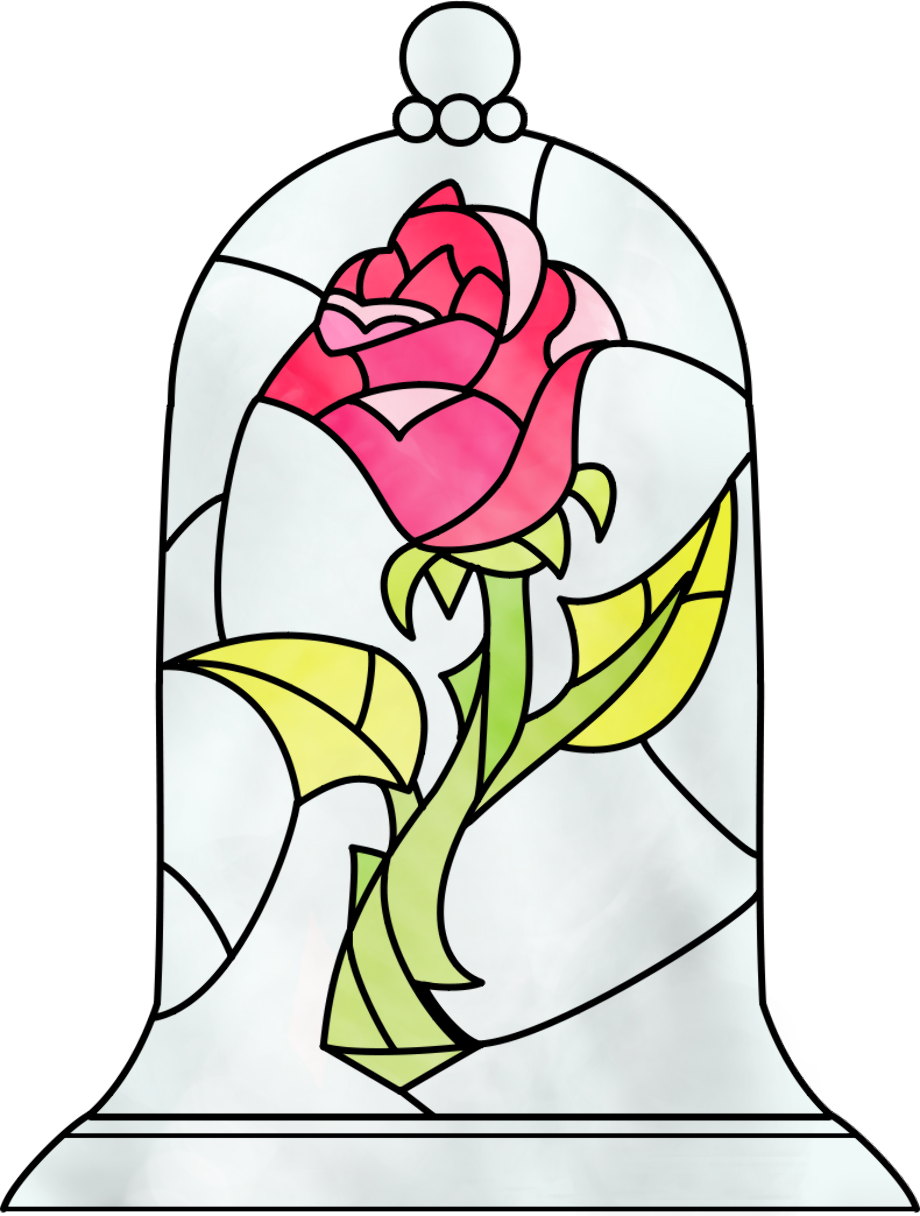 Download High Quality beauty and the beast clipart enchanted rose