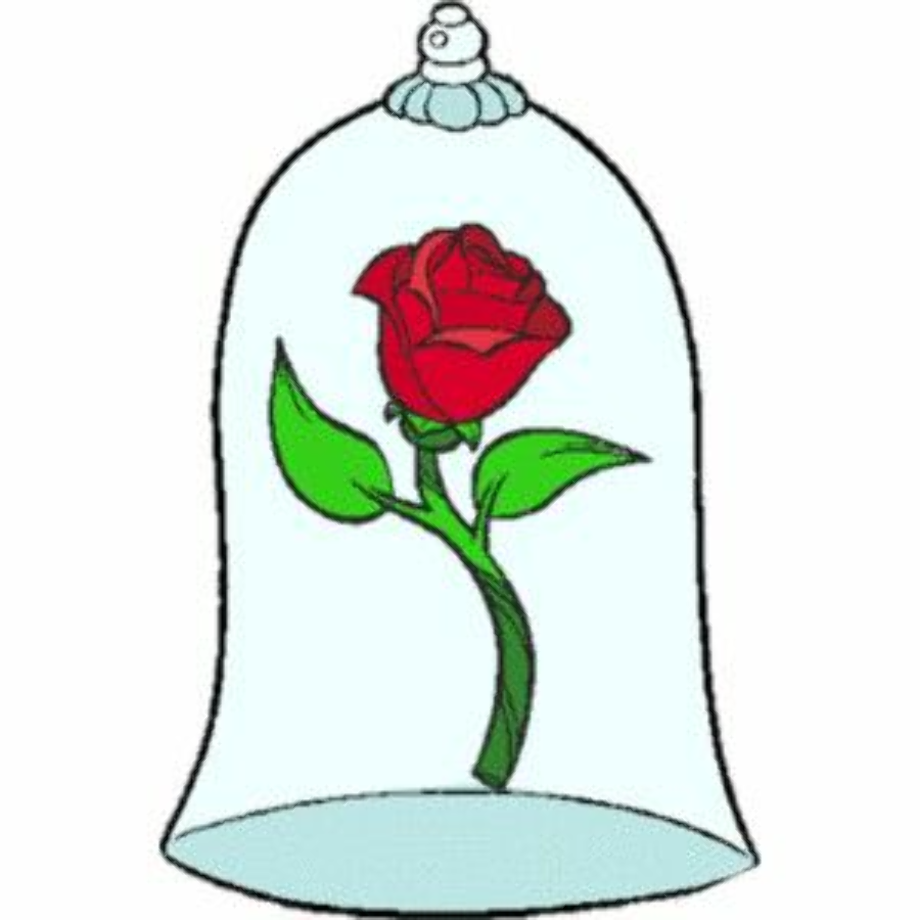 Download High Quality beauty and the beast clipart enchanted rose