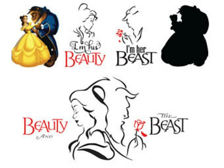 Download High Quality beauty and the beast clipart logo Transparent PNG