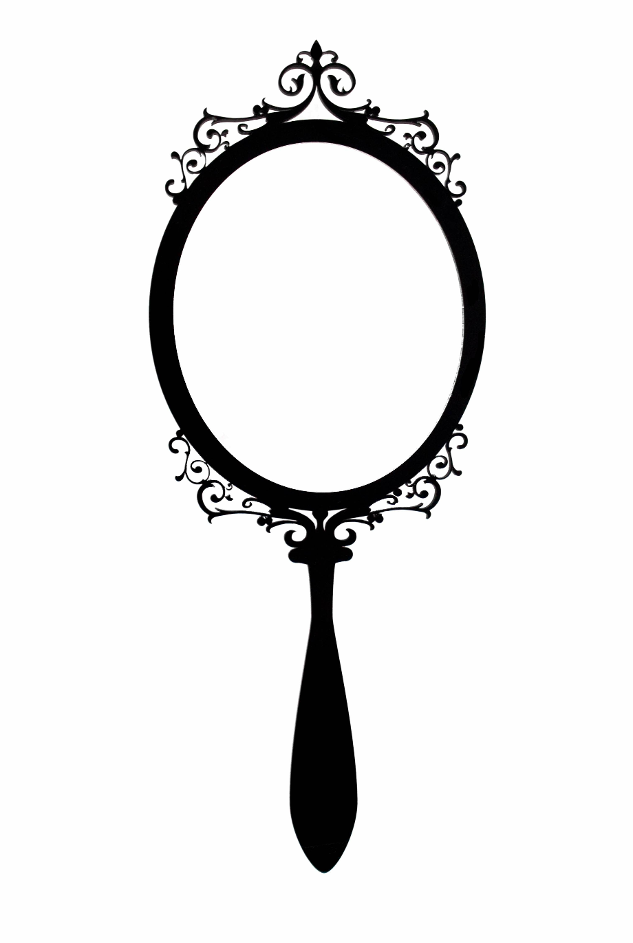 beauty and the beast clipart mirror