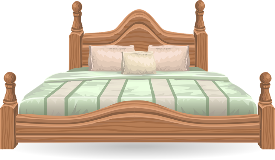 bed clipart cute