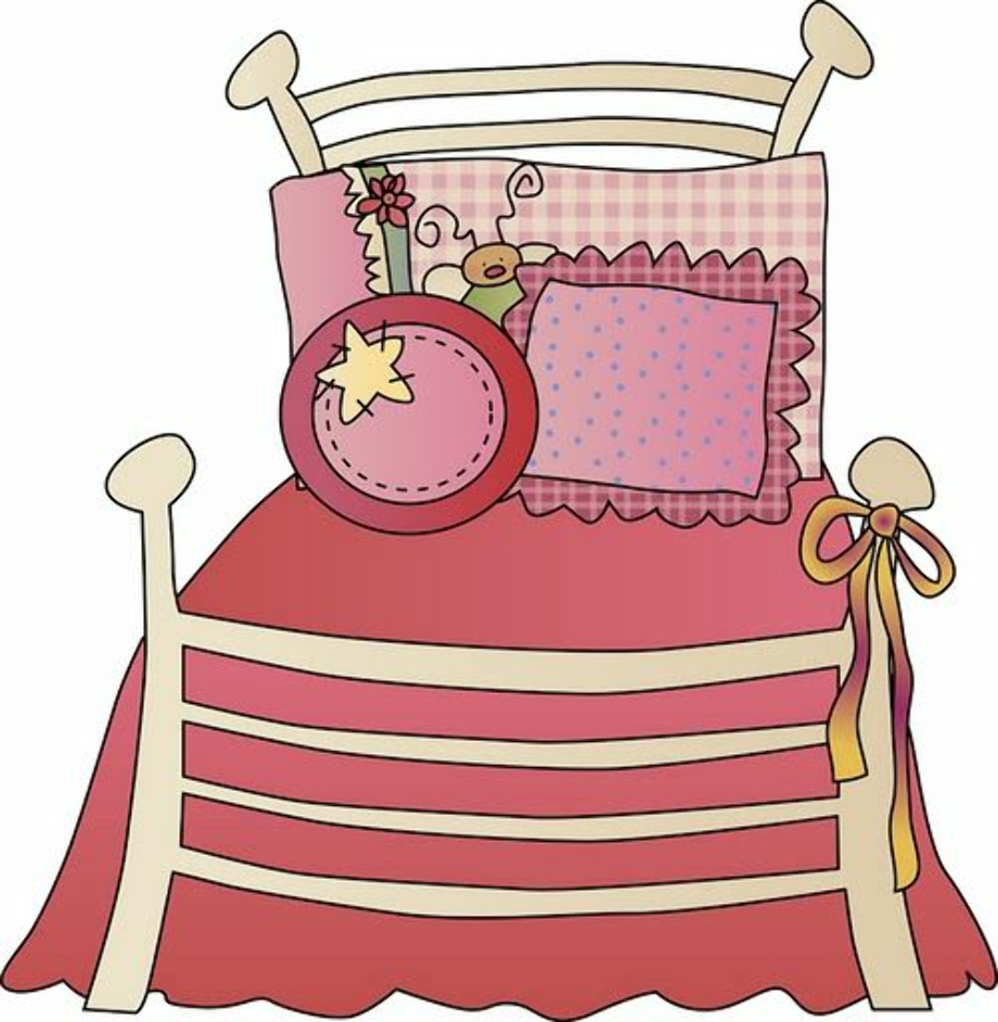 bed clipart girly