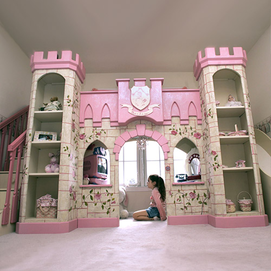 bedroom clipart castle