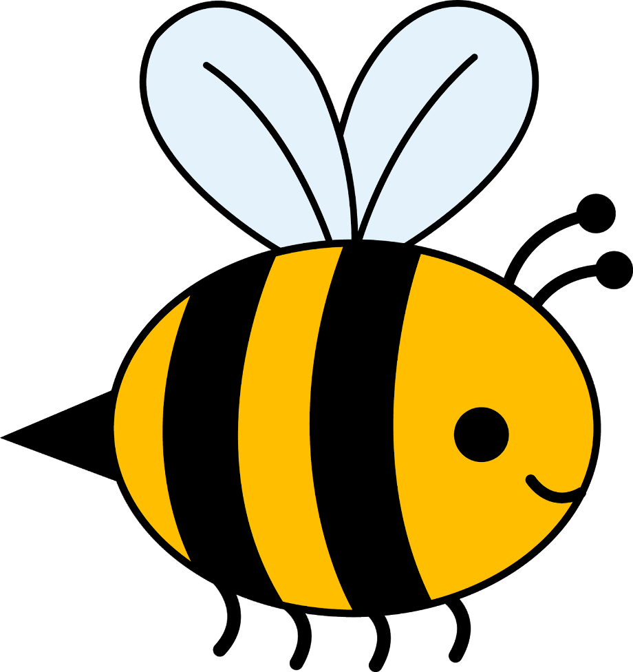 bumble bee clipart simple
