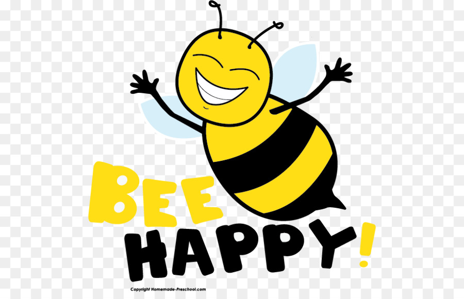 bumble bee clipart happy