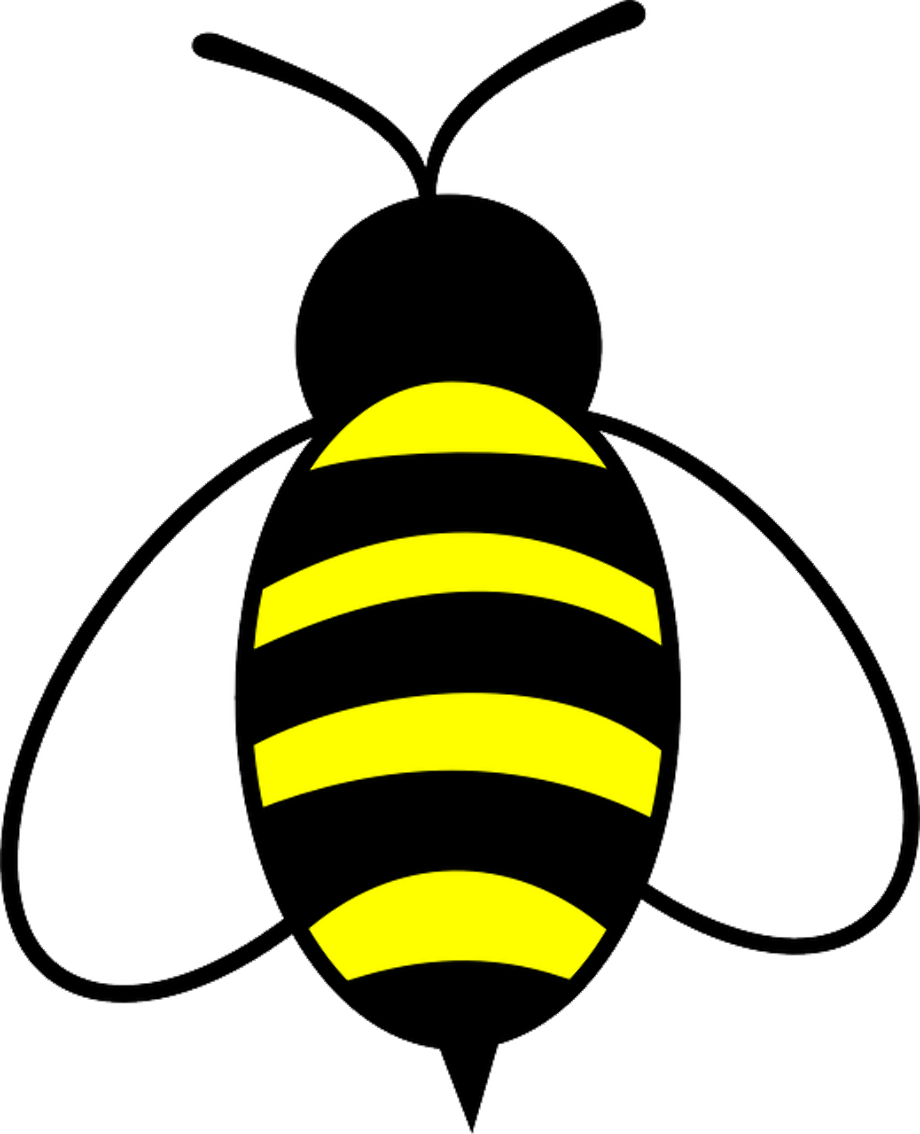 bee clipart simple