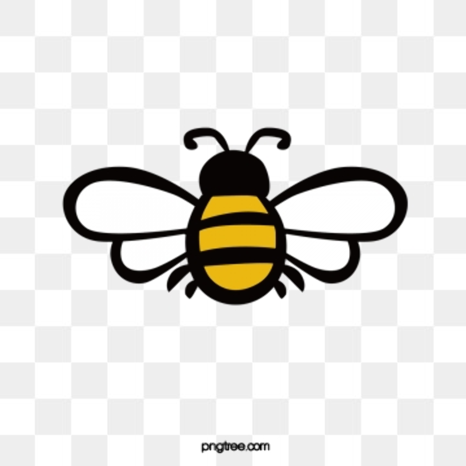 bee clipart clear background