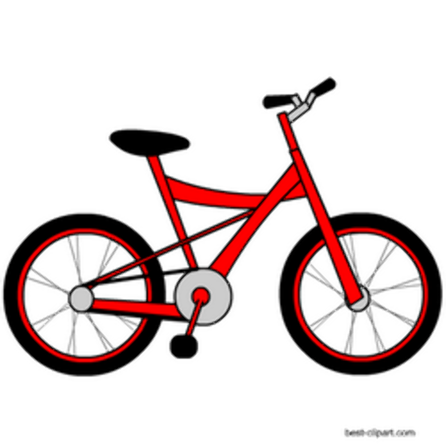 bicycle clipart red