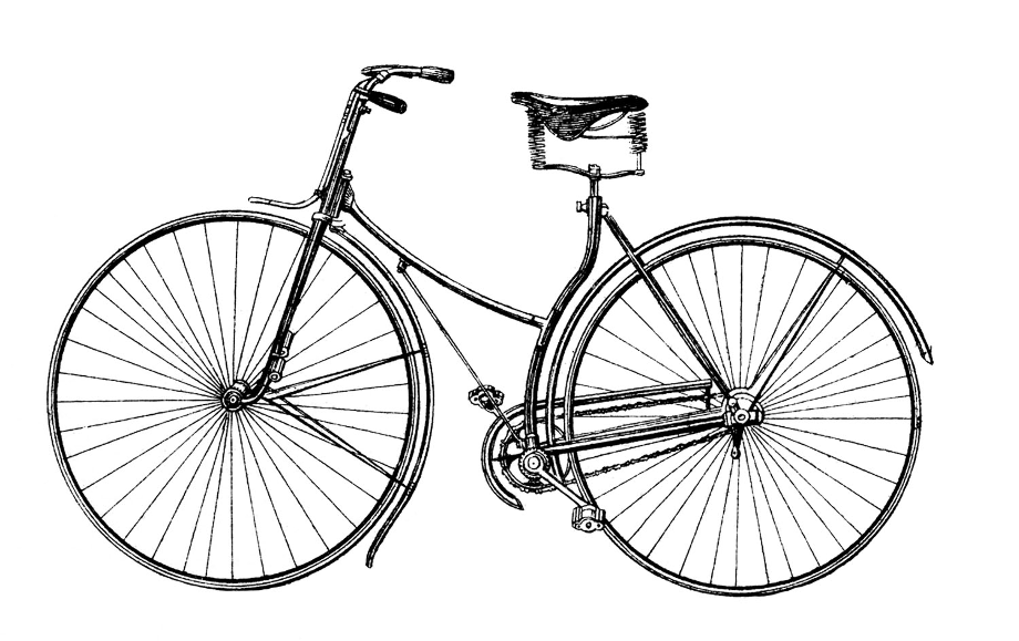 bicycle clipart front