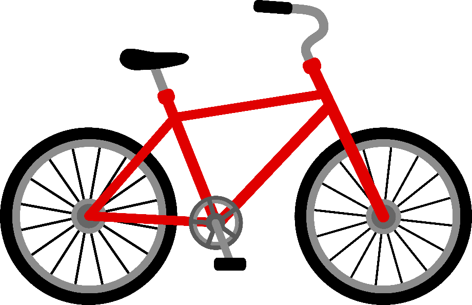 bike clipart cartoon