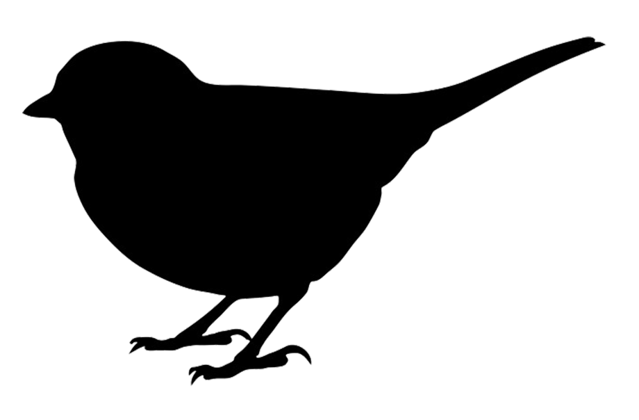 bird clipart silhouette