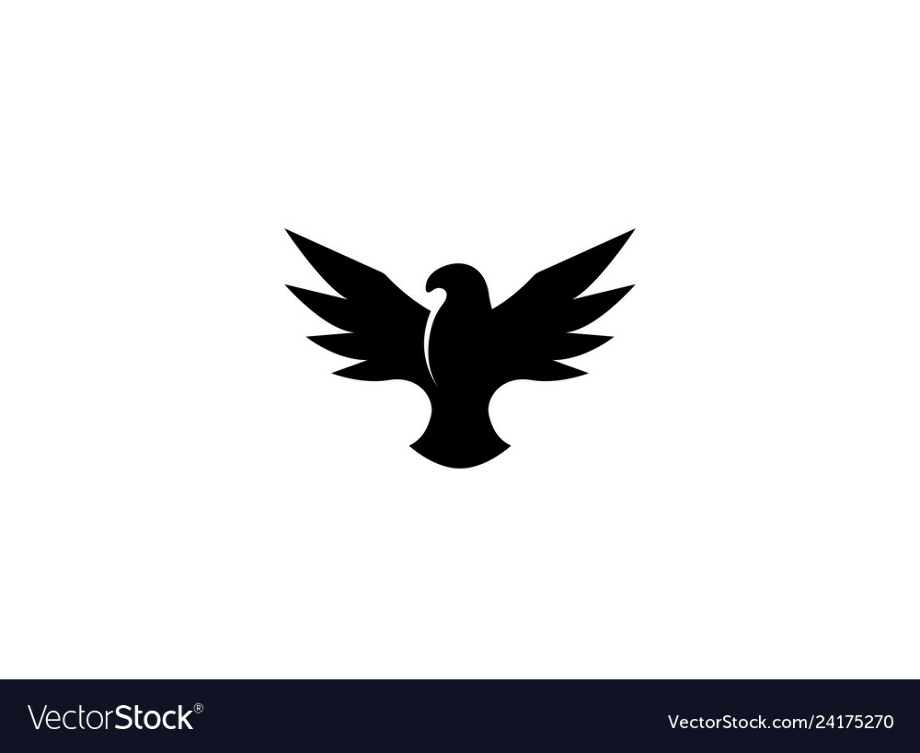 bird logo white