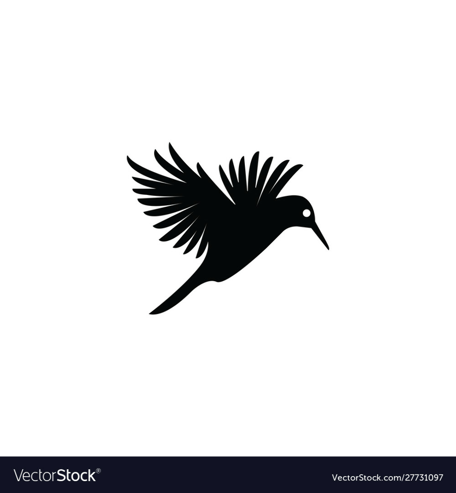 bird logo black