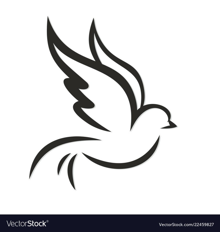 bird logo flying