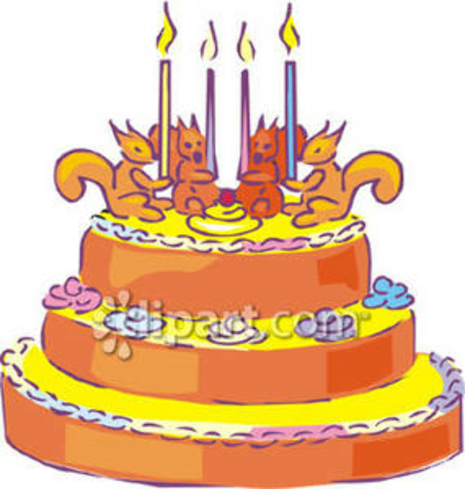 birthday cake clipart animated