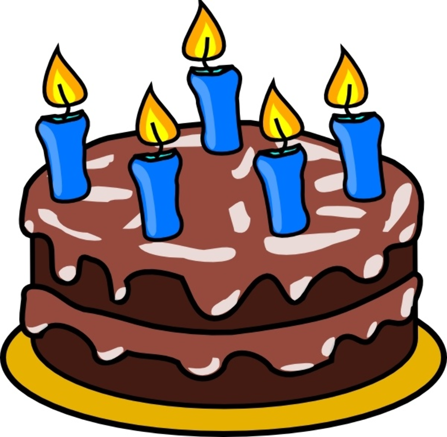 birthday cake clipart drawing
