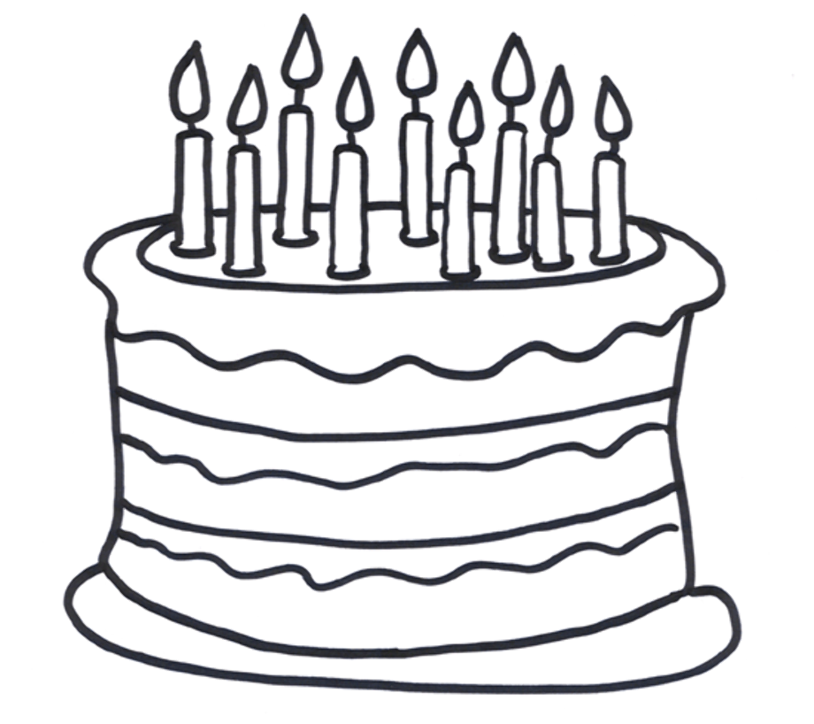 Download High Quality birthday cake clipart printable Transparent PNG ...