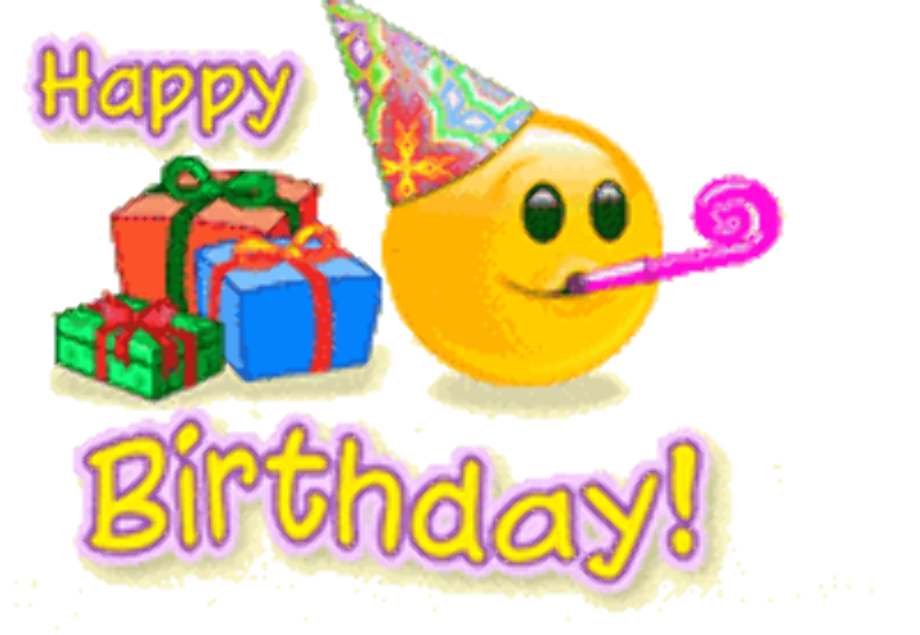 happy birthday clipart free animated