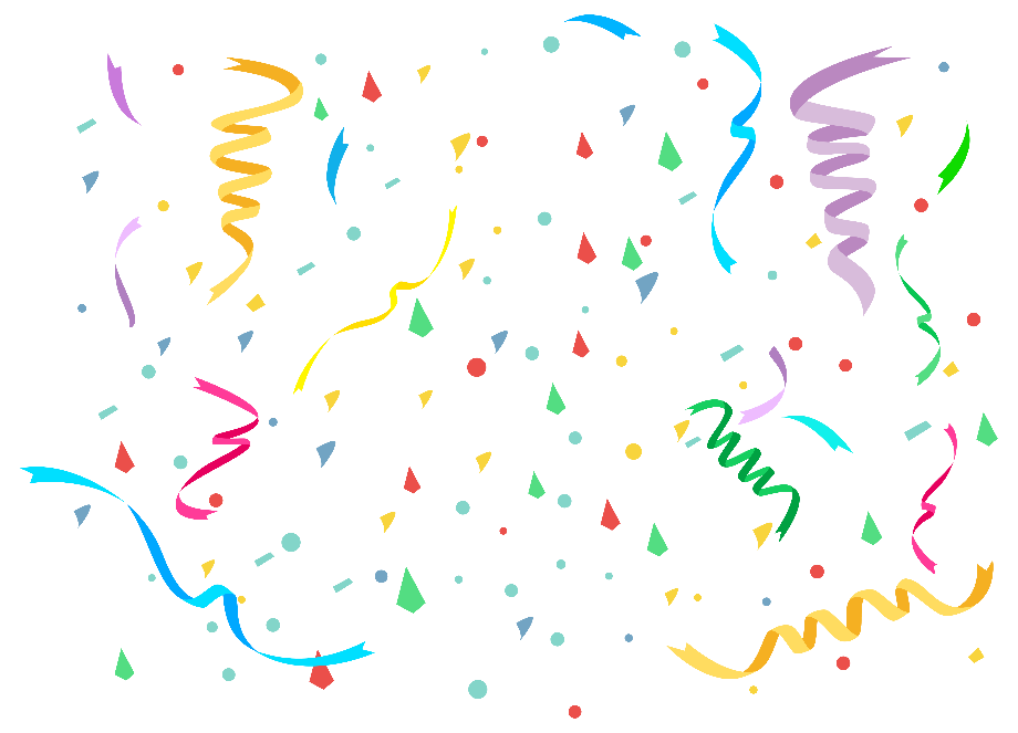 free birthday clipart confetti