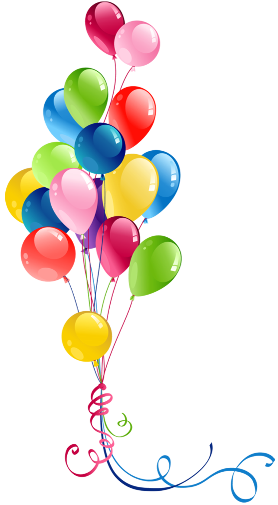 birthday balloons clipart