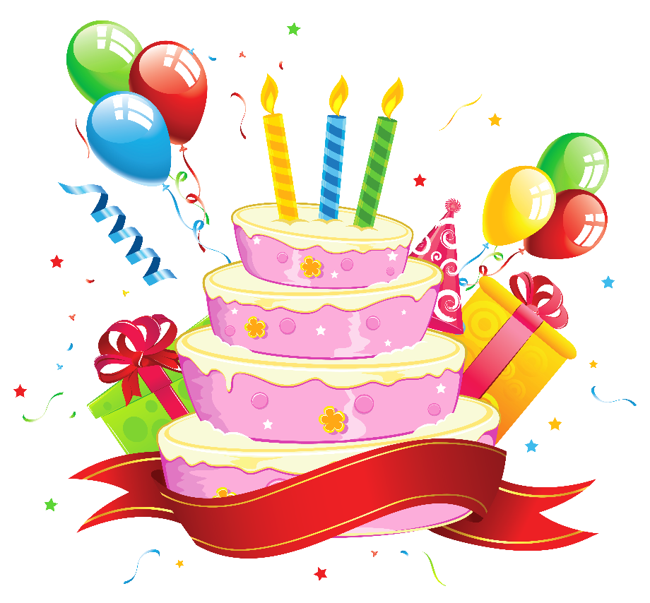 birthday cake clipart clear background