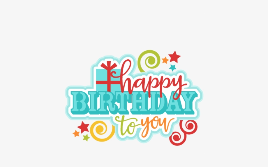 transparent text happy birthday