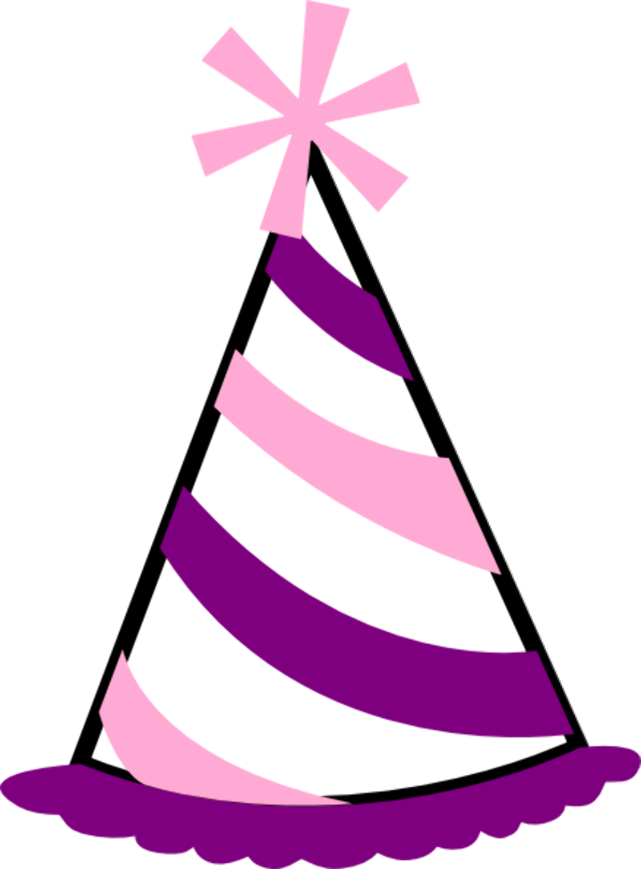Download High Quality birthday hat clipart pink Transparent PNG Images