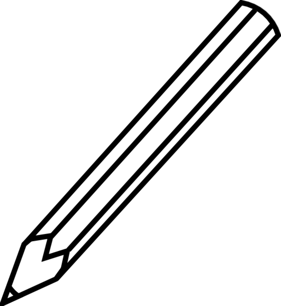 Download High Quality pencil clipart black and white Transparent PNG