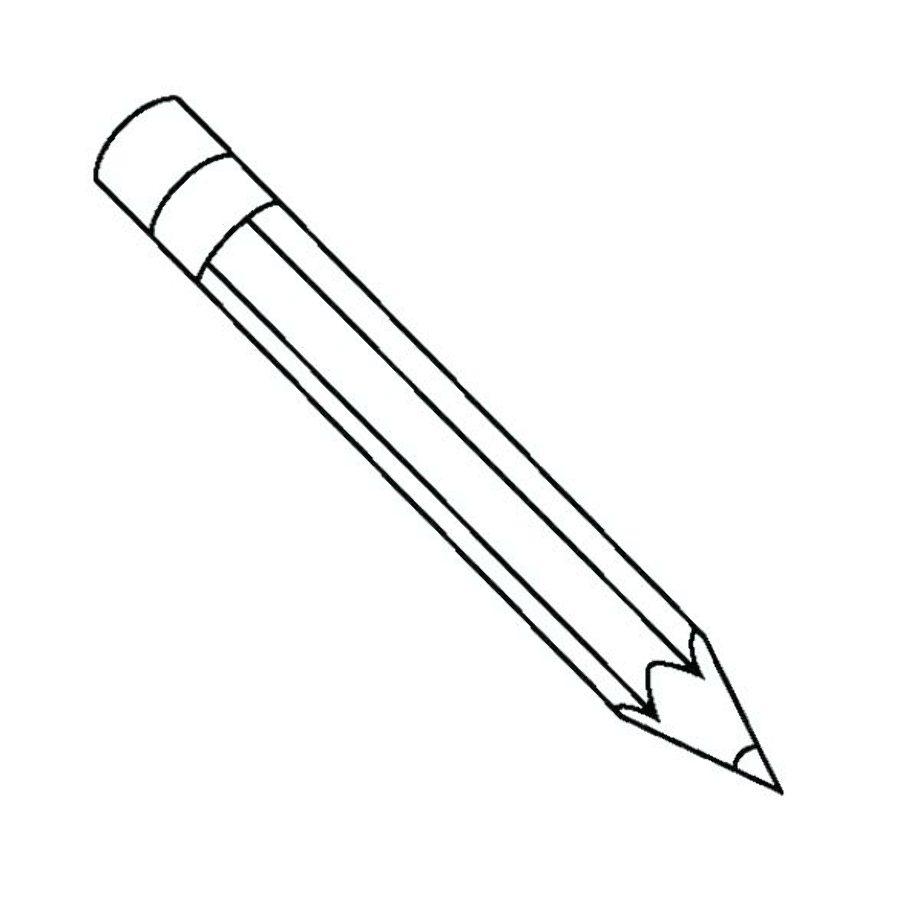 Download High Quality black and white clipart pencil Transparent PNG